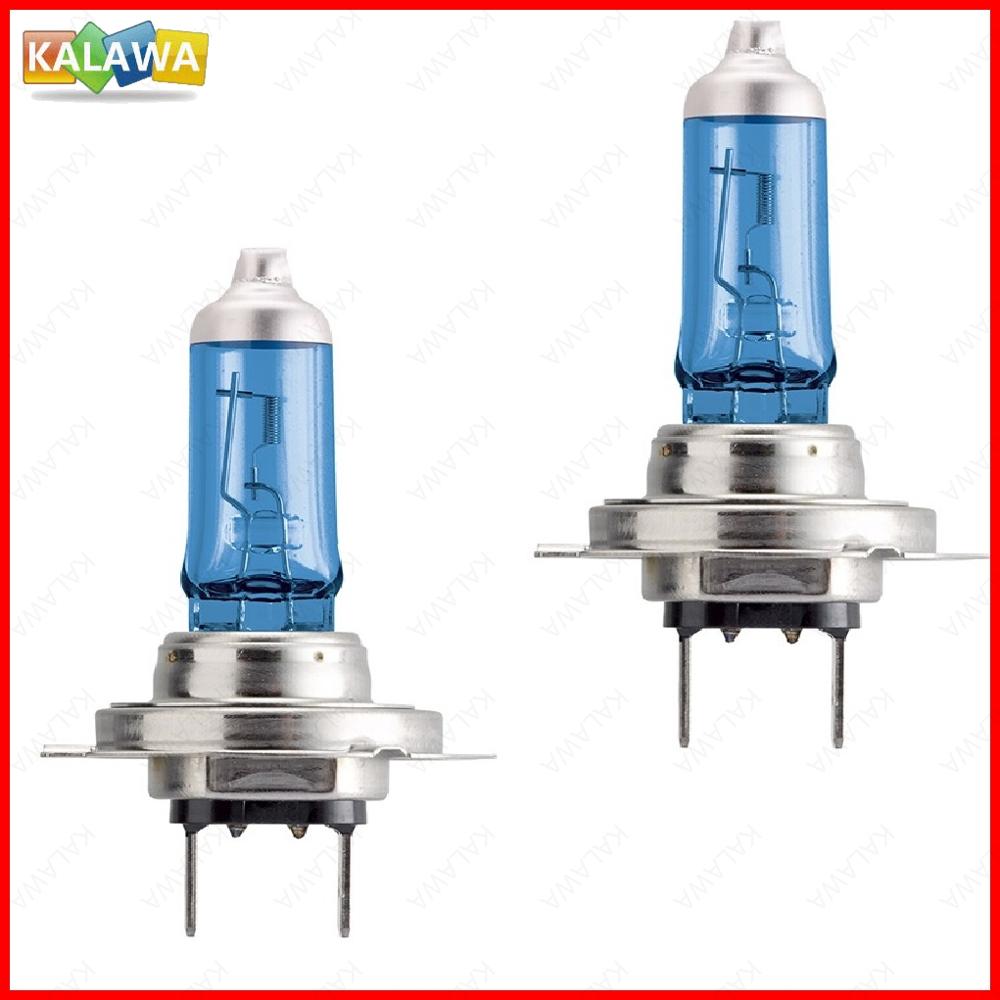 2X Auto Licht H7 Kristall Blau Automobil Halogen lampe birne 55W 100W 12V Super Weiß Scheinwerfer Lampe nebel Licht H4 H1 H3