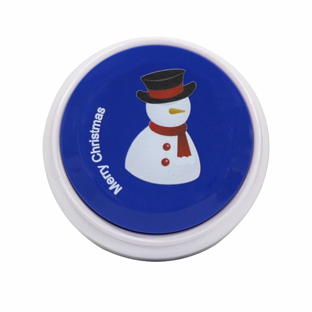 Speciale Kerstcadeau 4 Christams Ontwerpen 30 S Opname Talking Sound Knop Voor Uw Liefde Wensen M5