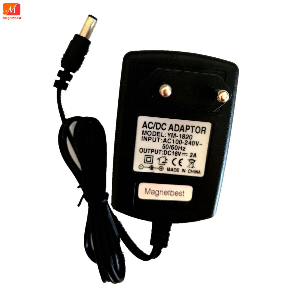 Adaptateur 18V 2A AC DC, alimentation 18V 2000mA pour BCA-144 Ryobi 14.4V, câble de chargeur pour perceuse
