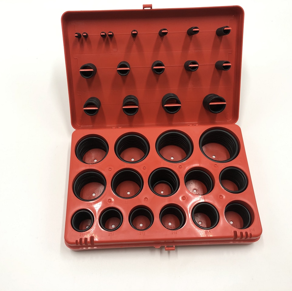 O-RING KIT 382PCS 30 sizes SAE INCH Nitrile NBR90 Durometer O-RING BOX O-Ring Assortment Kit Seal O-ring kit