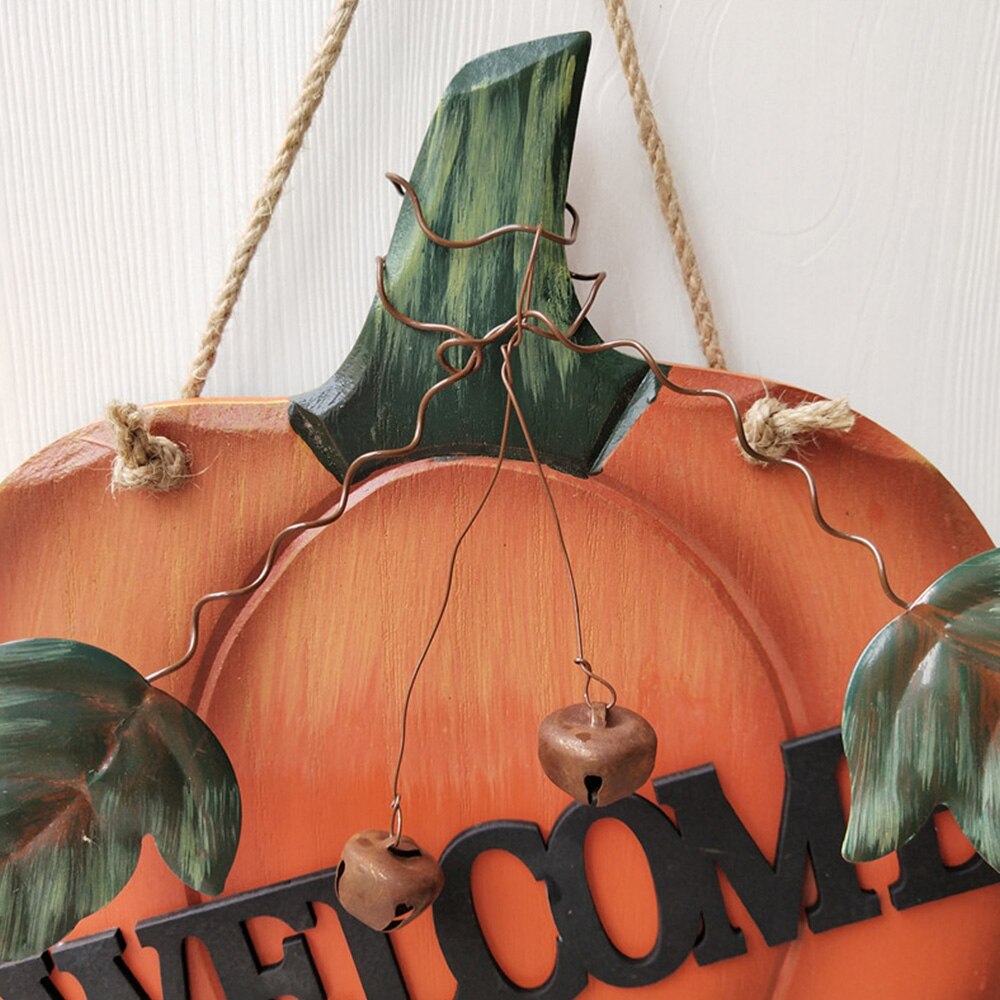 Wanddecoratie Houten Welkomstbord - Pompoen Rustiek Herfst Huis Sieraad
