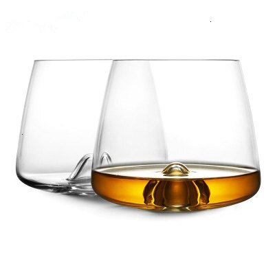 Whiseddy hvirvel whisky rockglas verre whisky tumbler xo chivas cognac brandy snifter rødvin drikkeglas kop: 2 stk