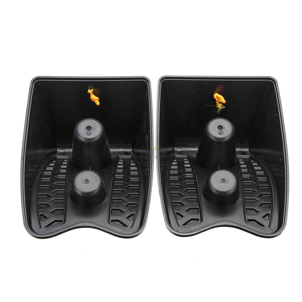 Rubber Tough Chock Wheel Chocks Non-Slip Wheel Tough Chock Motors Camper 21*14*13cm Black Durable Tough Chock Stop