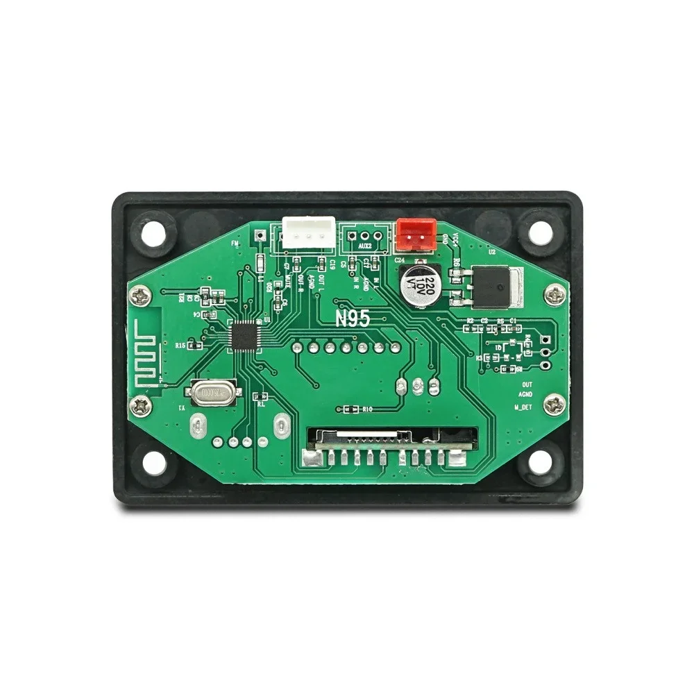 Drahtlose Bluetooth 5.0 MP3 WMA Decoder Board Auto Audio USB TF FM Radio Modul Farbbildschirm MP3 Player mit Fernbedienung 12V