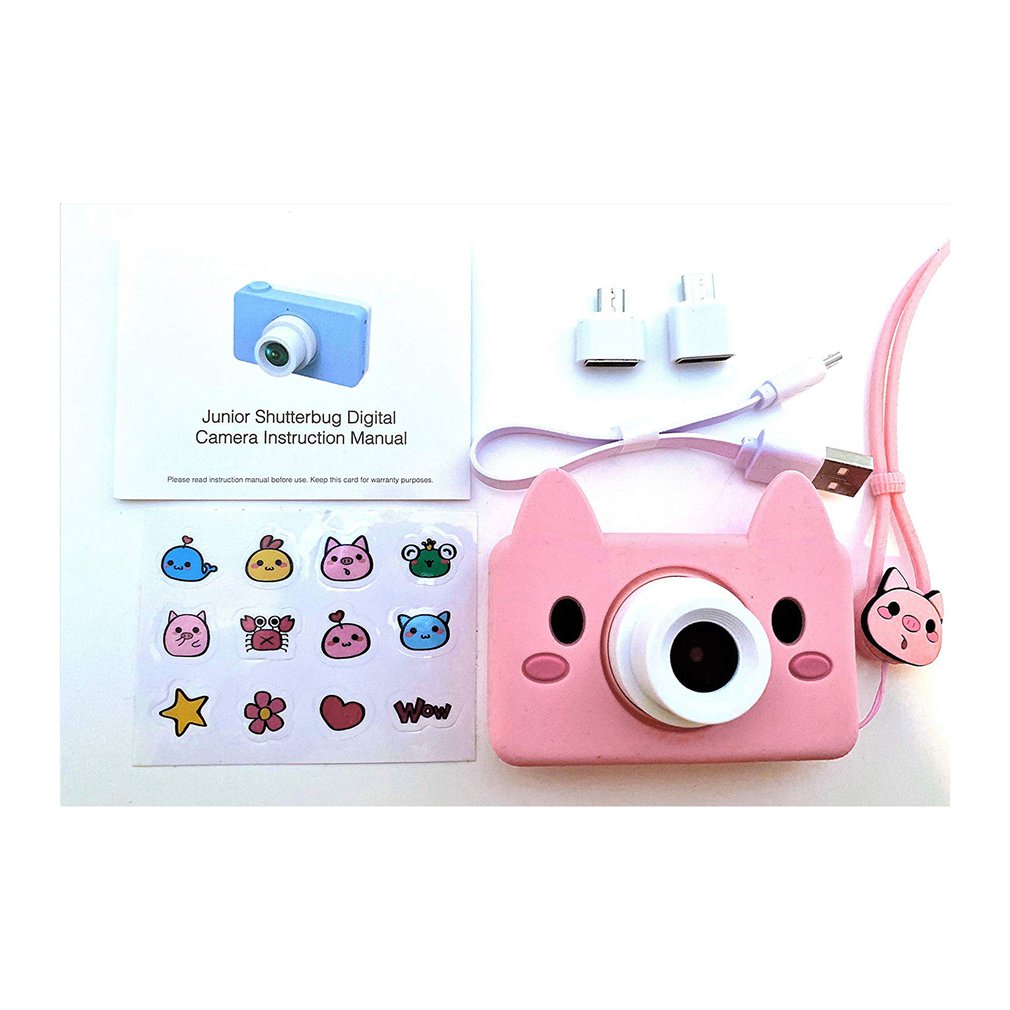 Kinderen Camera Producten-Girly Jaloezieën Roze Varken Dier Digitale Video Hd Camera Pig Digitale Video Camera Eenvoudig Te Bedienen