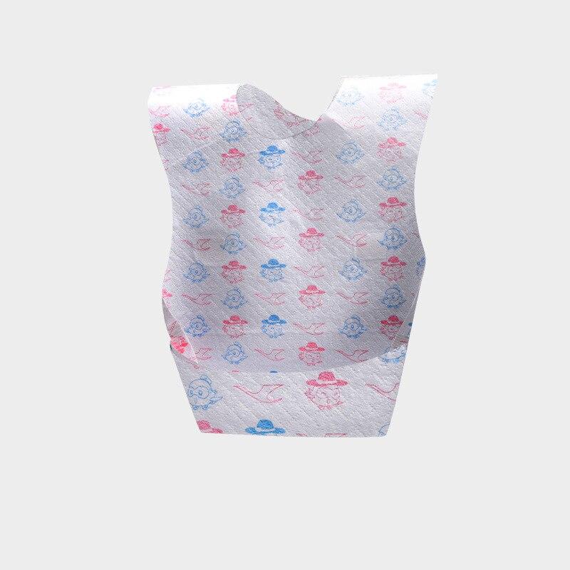 10 Stks/partij Leuke Cartoon Print Baby Slabbetjes Wegwerp Waterdichte Slabbetjes Jongens Meisjes Zuigelingen Bib Burp Doek Voor Kinderen Voeden Stuff
