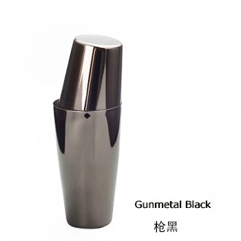 Cocktail Boston Shaker Bar Cocktail Shaker Tin/Tin Shaker Stainless Steel Bar tool: Gunmetal Black