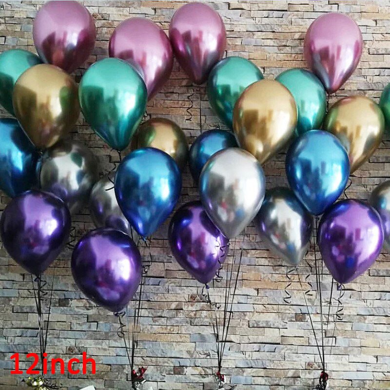 10 stk klare ballonger gullstjerne folie konfetti gjennomsiktige ballonger gratulerer med dagen festdekorasjoner baby 1st første en gutt: 10 stk flerfarget