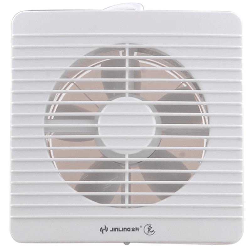 Jinling Exhaust Fan Kitchen Fume Ventilator Bathroom 6 Inches Wall Glass Window 2H