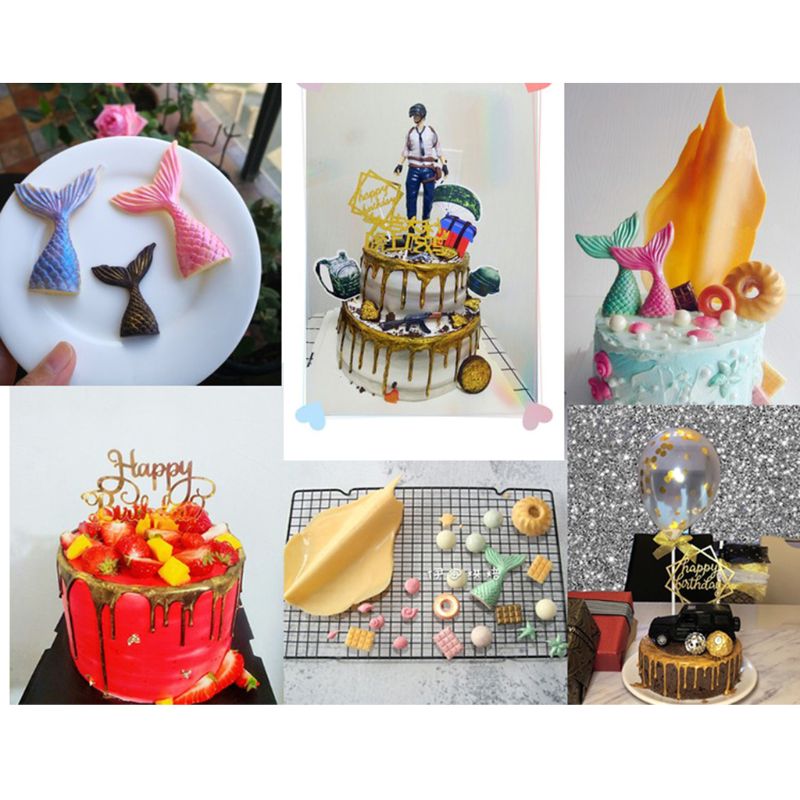 15g spiselige glimmer gylden sølv pulver til dekoration af mad fondant kage kiks bageartikler
