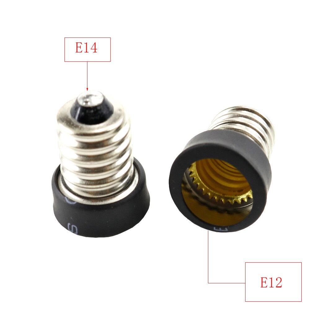 E14 Naar E12 Licht Houder Converter Socket Adapter Lamphouders Voor LED Corn Lamp Spot Lamp 1 stks JQ
