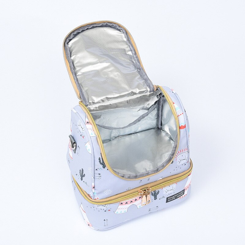 Mochila para pañales, mochila Separable de doble uso, bolso para madres dulces, refrigeración de leche materna, multifuncional,