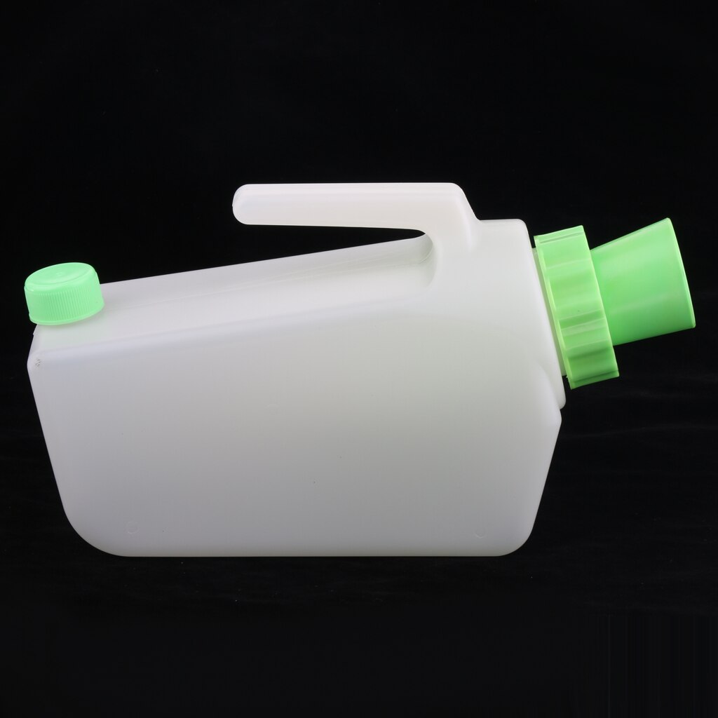 Patients Reusable Male Pee Urinal Bottle, Plastic Night Drainage Container Collector for Old Man