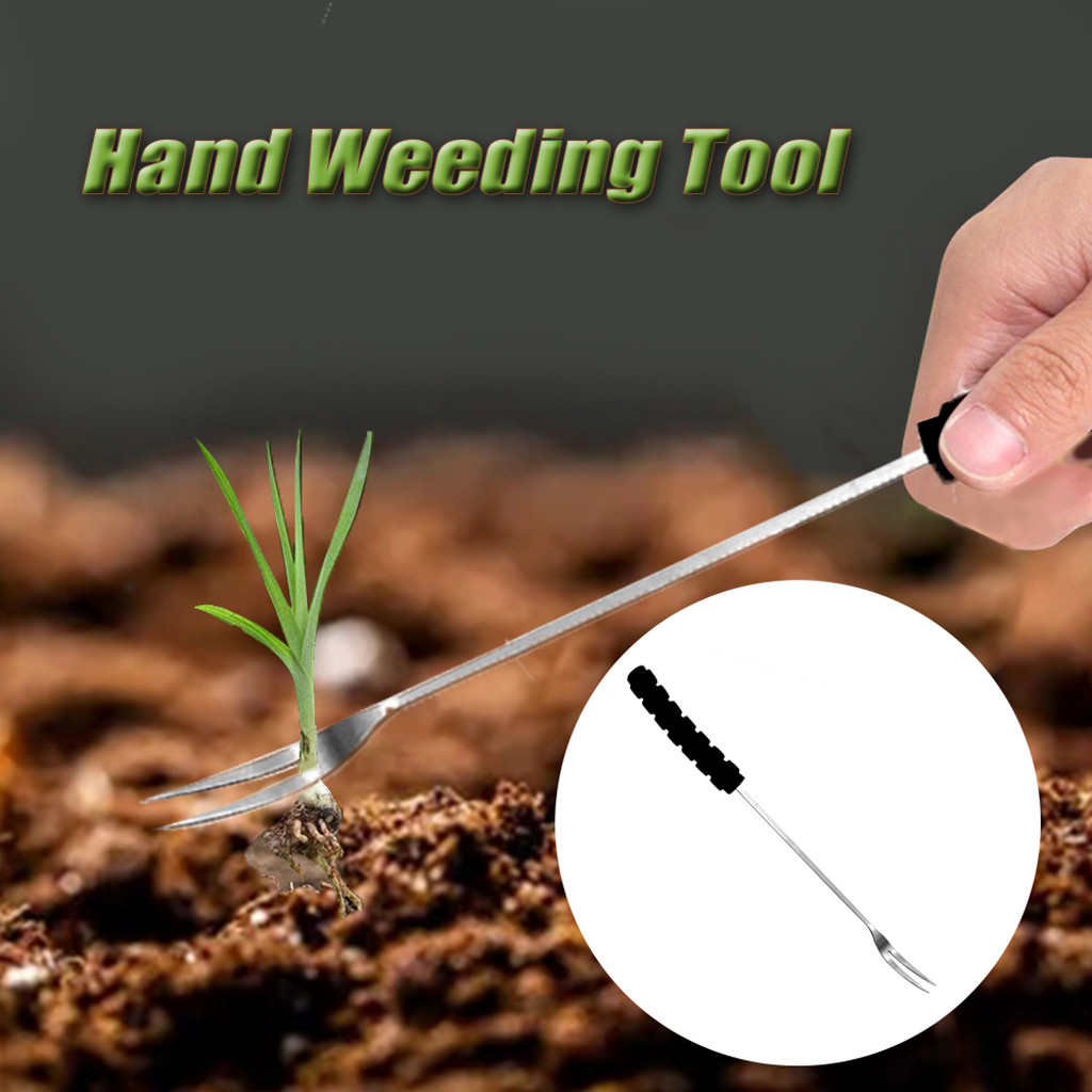 Garden Weeding Removal Tool Stainless Steel Garden Weeder Hand Weeding Weeder Removal convenient tool for Garden