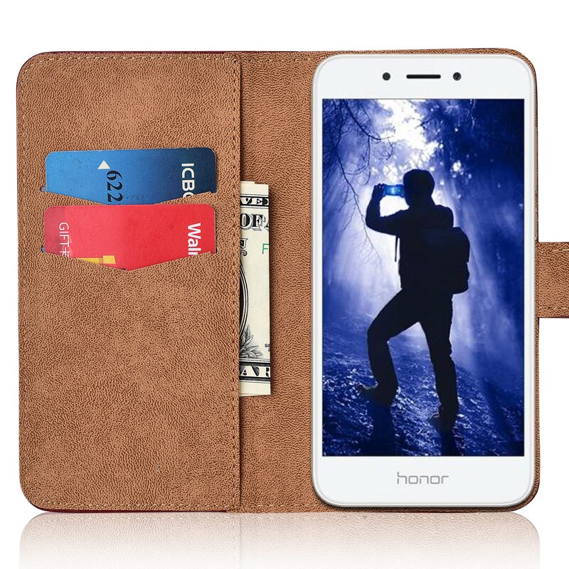 Coque For On Huawei Honor 6A Wallet Stand Flip Case For Huawei Honor 6A DLI-TL20 DLI-AL10 Cute Capa Huawei Honor 6A Phone Cover