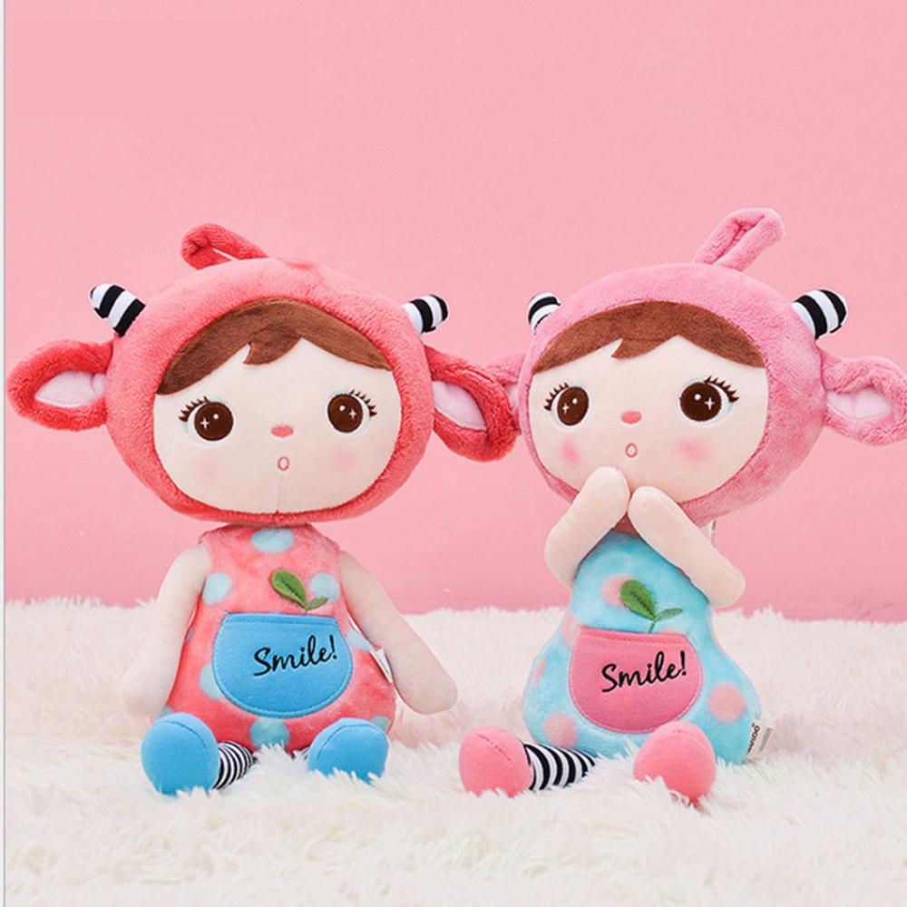 Metoo Baby Meisje Pop Cartoon Speelgoed Dieren Zacht Speelgoed Voor Meisjes Kinderen Jongens Kawaii Baby Pluche Speelgoed Verjaardagsfeestje