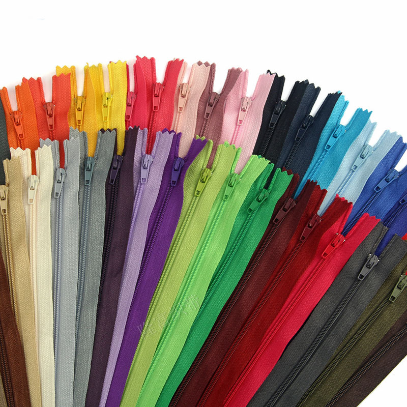 Diy Accessoires Nylon Coil Ritsen Tailor Kledingstuk Zwart Wit Gemengde 10 Stuks 20 Cm Lengte Naaien Handwerk