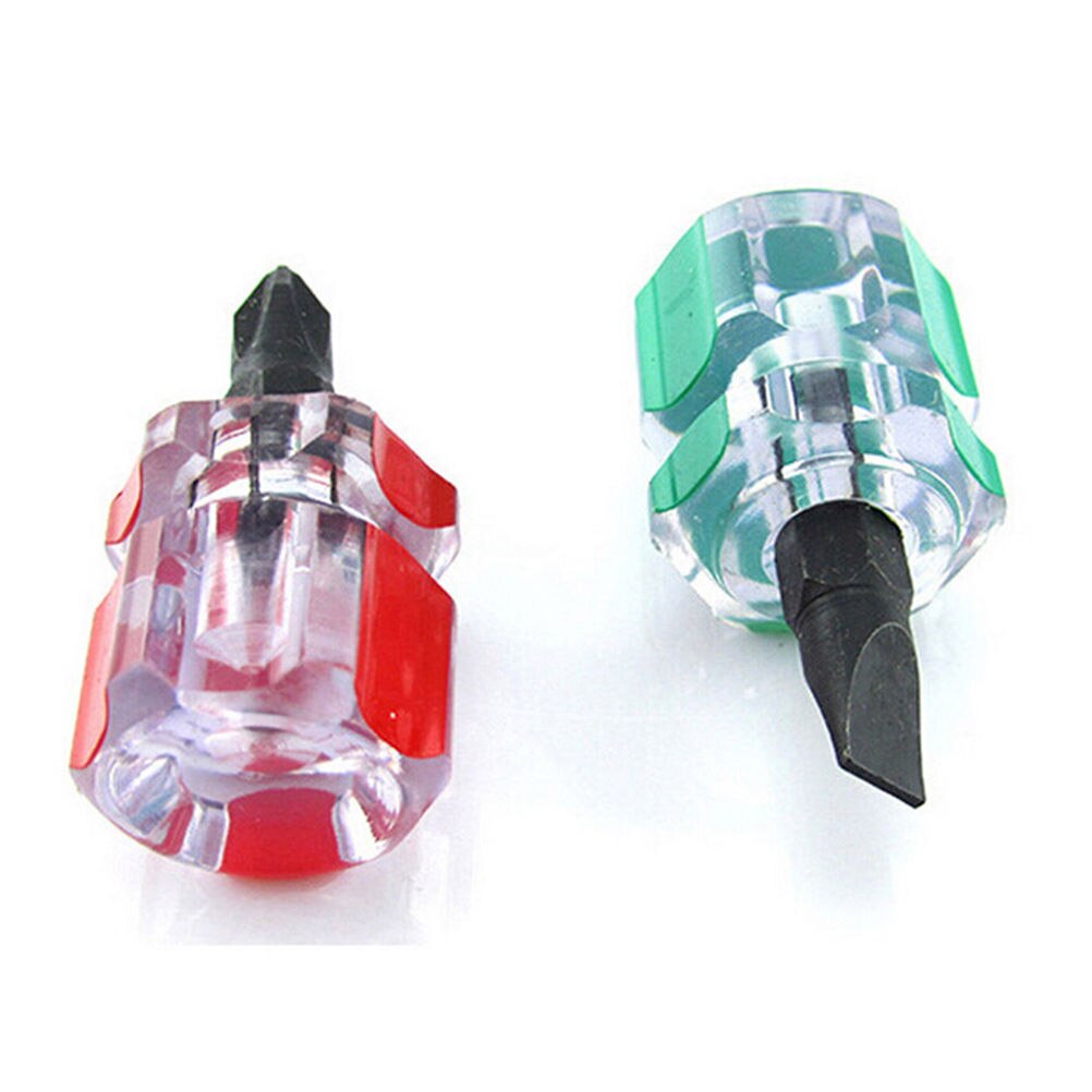 2 Pcs 6X14 Mm Kids Mini Reparatie Tools Schroevendraaier Anti Slip Phillips Schroevendraaier Bits Single Side