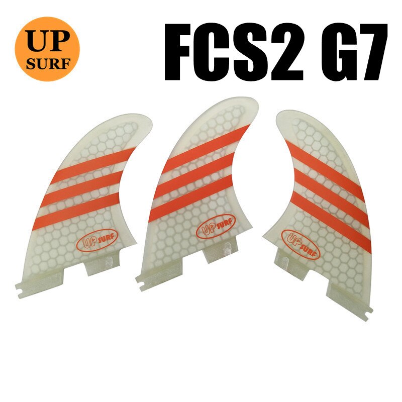 Aletas de surf G7/G5/G3 fcs2, quilla para deportes acuáticos, aleta de paddle up: G7 White