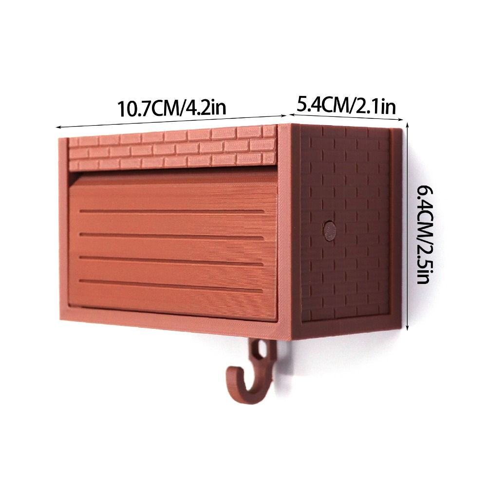 Car Garage Key Holder with Opening Door Wall Mount with Car Garage 3D Printed Key Organizer Easy to Install Versatile Key Hooks