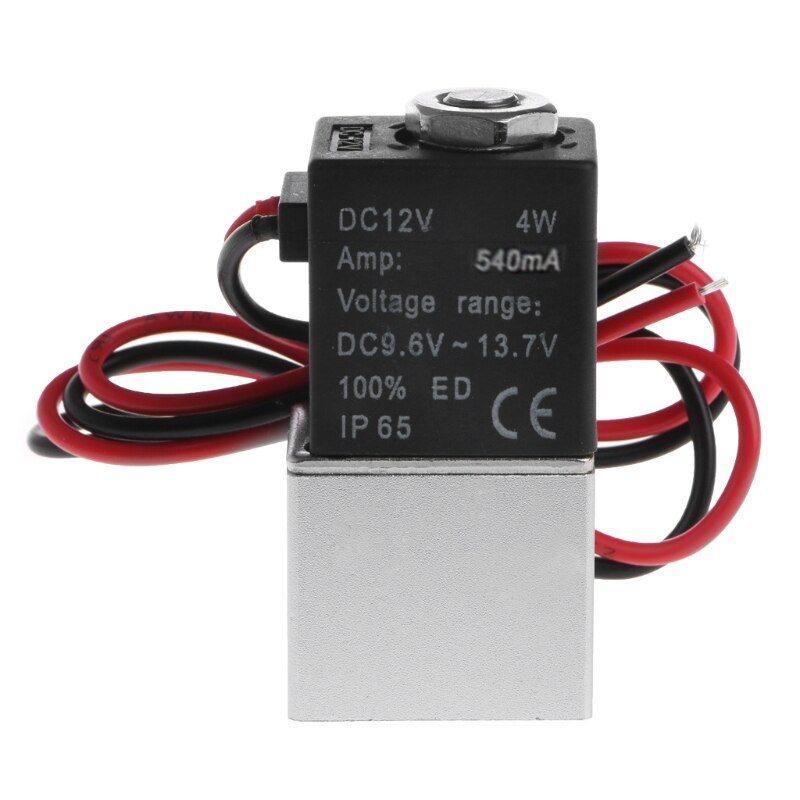 Normalnie zamknięty zawór elektromagnetyczny 12V DC 1/8 "w/drut robić wody gazowej