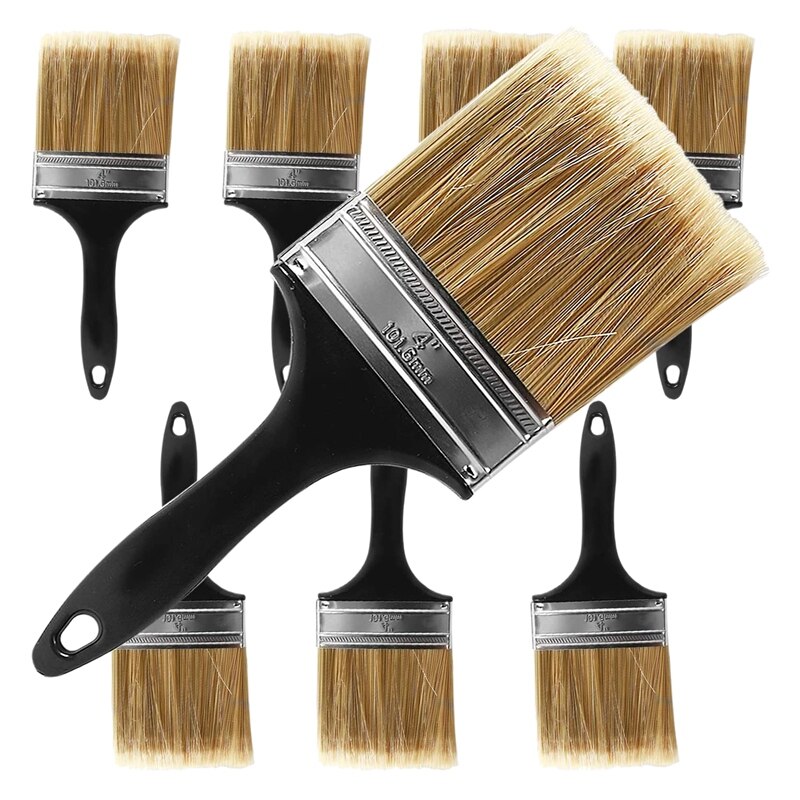 Paint Brushes Home Wall Trim House Paintbrush Set Multi-Purpose Home Repair Tools For DIY Paint Stains Varnishes: A
