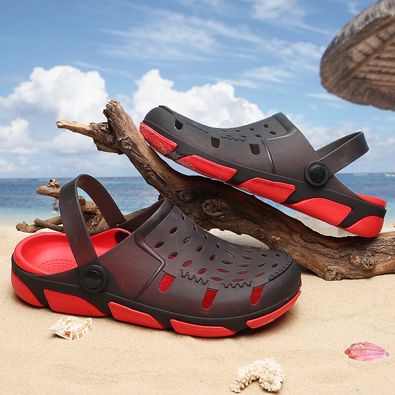 Originele Klassieke Klompen Tuin Slippers Water Schoenen Mannen Zomer Strand Aqua Slipper Outdoor Zwemmen Sandalen Muis Streep Schoenen