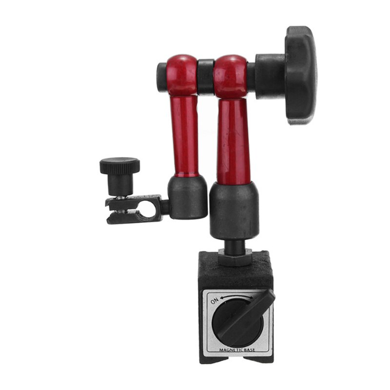 Universal Flexible Dial Indicator High Precision Lever Indicator Dial Test 0.01mm Waterproof Dial Indicator Magnetic Metal Base: Base