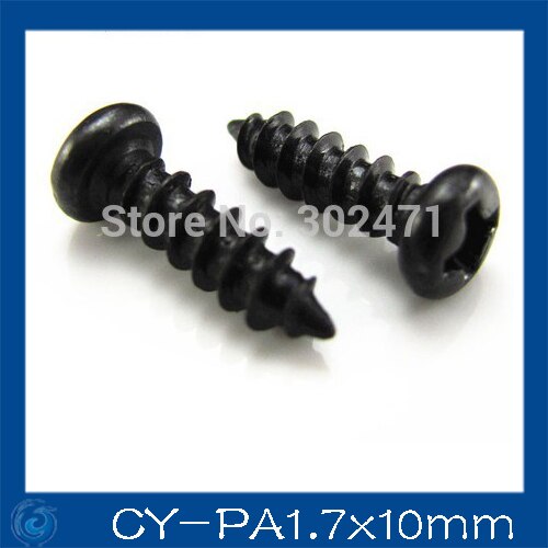 300pcs/ cctv Camera screws, Round head PA1.7 * 10mm