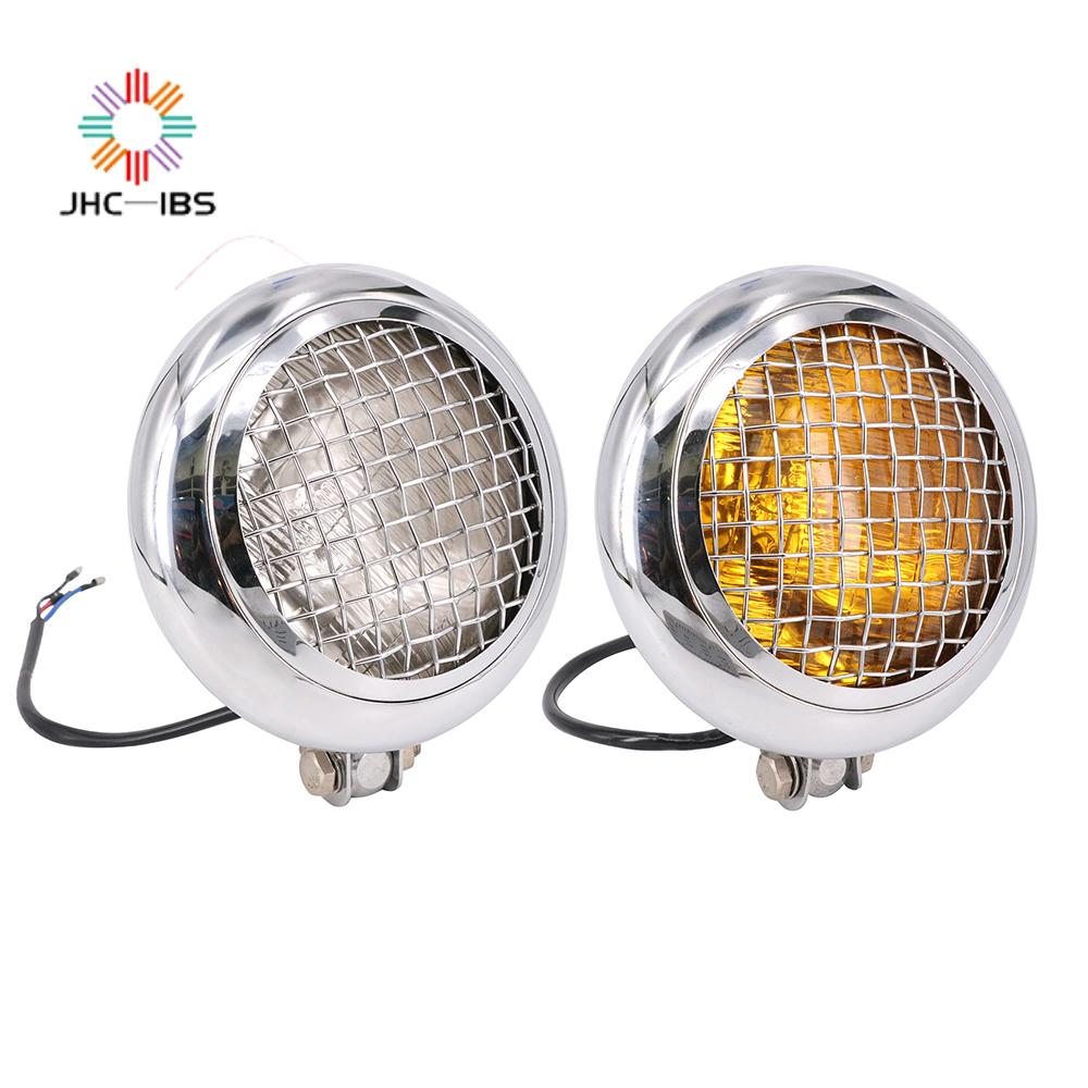 Motorcycle Universal Headlight Headlamps Head Lights Assembly Lamp Headlamp For Harley Chopper Bobber Cafe Racer Motorbike