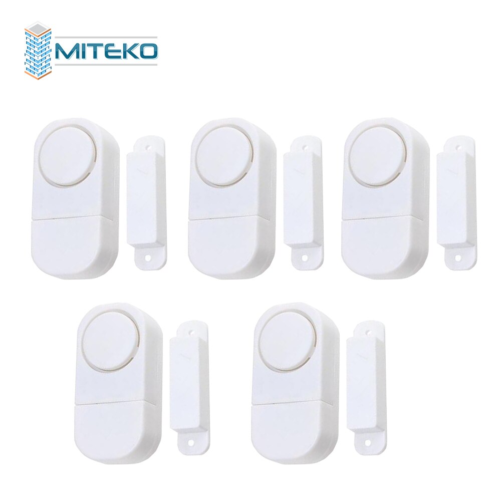 Wireless Door Window Sensors Alarm Entry Burglar Standalone Magnetic Independent Home Big Decibel Security 90dB Alarm Guardian