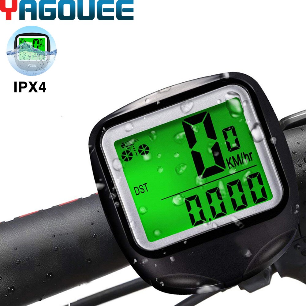 Bicycle Computer Bike Cycle Speedometer Wireless Cycling Odometer Stopwatch LED Digital Bike Power Meter Bicycle Accessories