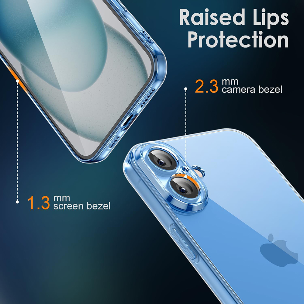 Full Camera Protection Silicone Soft Case For iPhone 16E 16 15 14 13 12 11 Pro Max Ultra Thin Clear Cover Transparent TPU Shell
