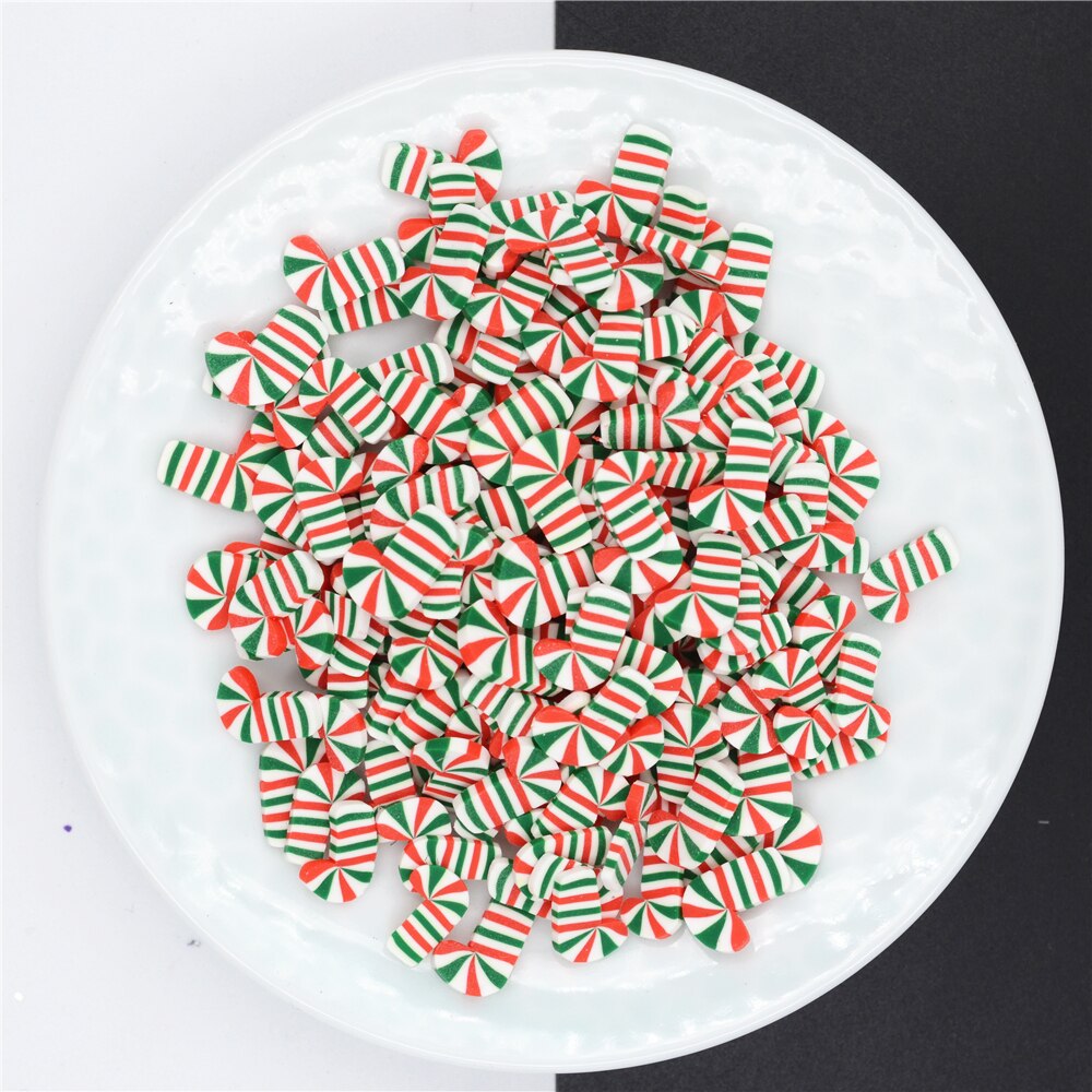 20 G/partij Polymeer Klei Kerst Mix Sprinkles Mooie Confetti Voor Ambachten Maken, Diy