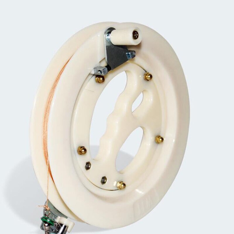 Vliegerhaspel opwinder vuurwiel touw vlieger handvat gereedschap gedraaid touw lijn buiten ronde blauwe grip voor vlieger accessoires 200m