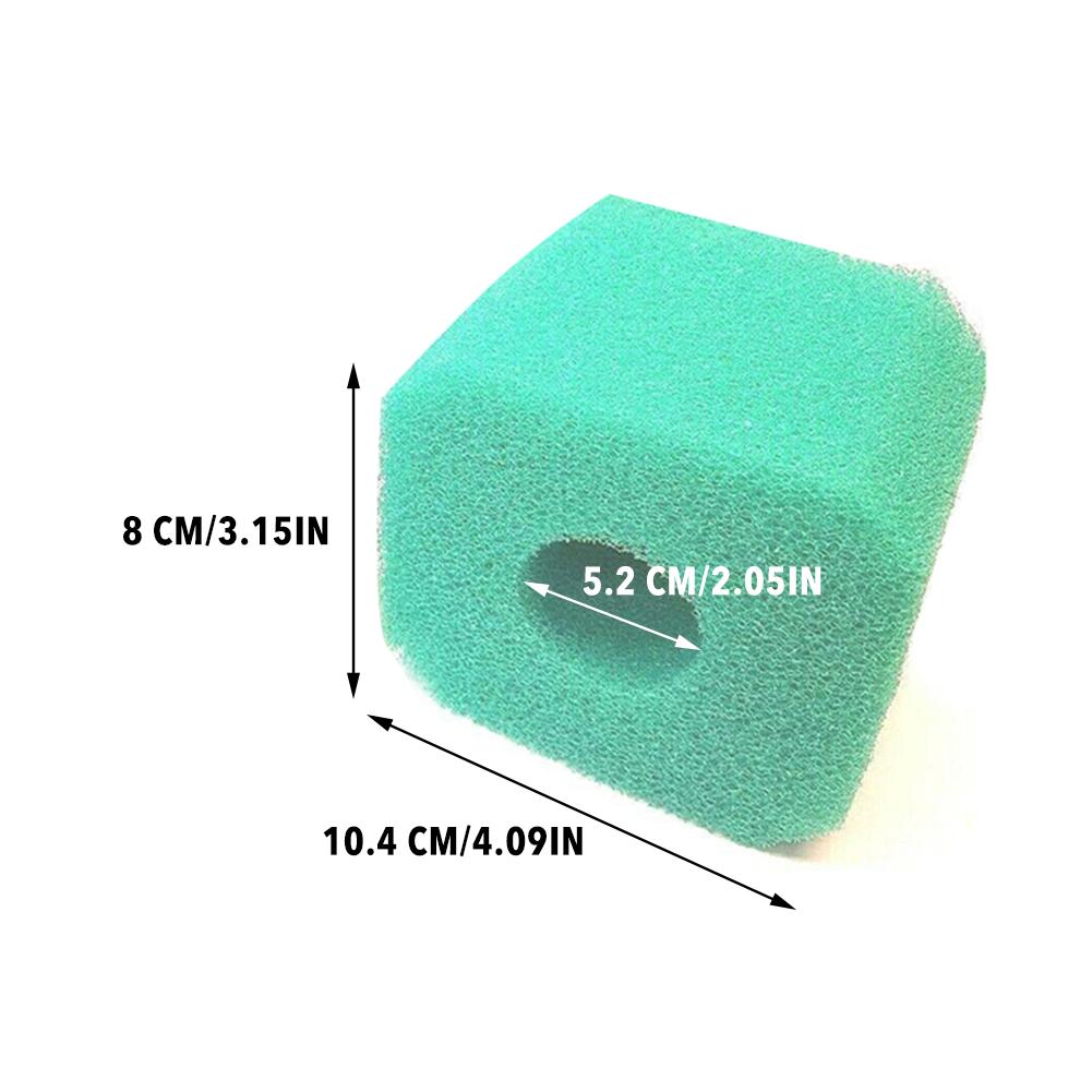 4PC zielony wysokiej gęstości sześcian basen wanna filtr gąbkowy wielokrotnego użytku wkład piankowy filtr zmywalny robić V1 S1 typ akcesoria
