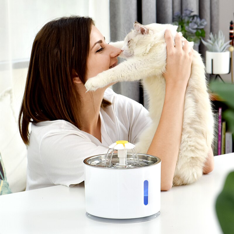 Automatic Cat Water Fountain Dispenser Pet Drinking Bowl