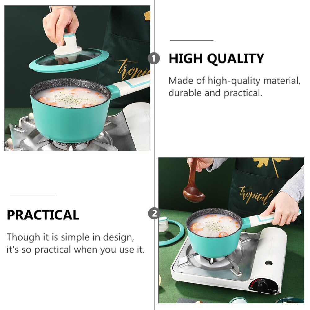 Pot Instant Noodle Pot Non-stick Pot Thuis Kleine Pot Tarwe Rijst Steen Pan