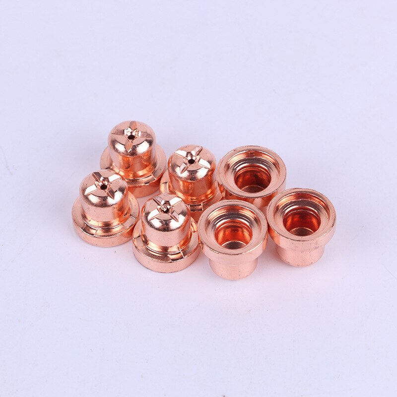 10Pcs long Plasma Tips Electrodes Fit PT-31 LG-40 Plasma Cutting Torch CUT40 CUT50 Welding Accessories Kit