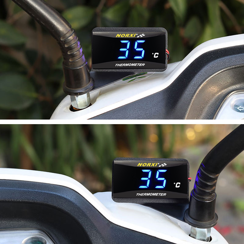 Thermomètre de moto, température de l'eau, mini-mètre pour XPrévention 250 300 NMAX CB 400 CB500X, capteur, jauges de thermomètre