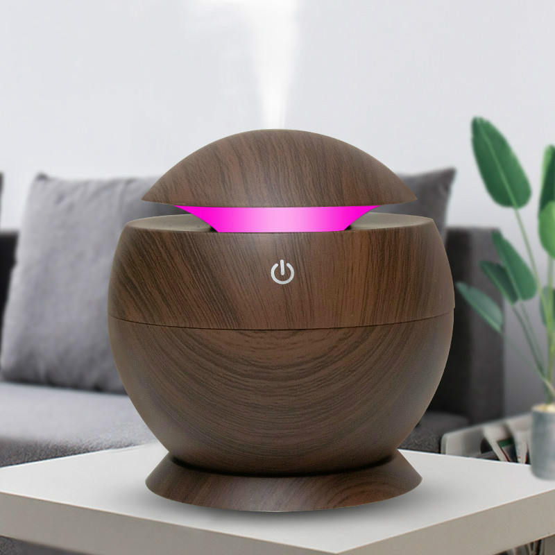 USB LED Ultrasonic Aroma Humidifier Essential Oil Diffuser Aromatherapy Purifier: Chocolate