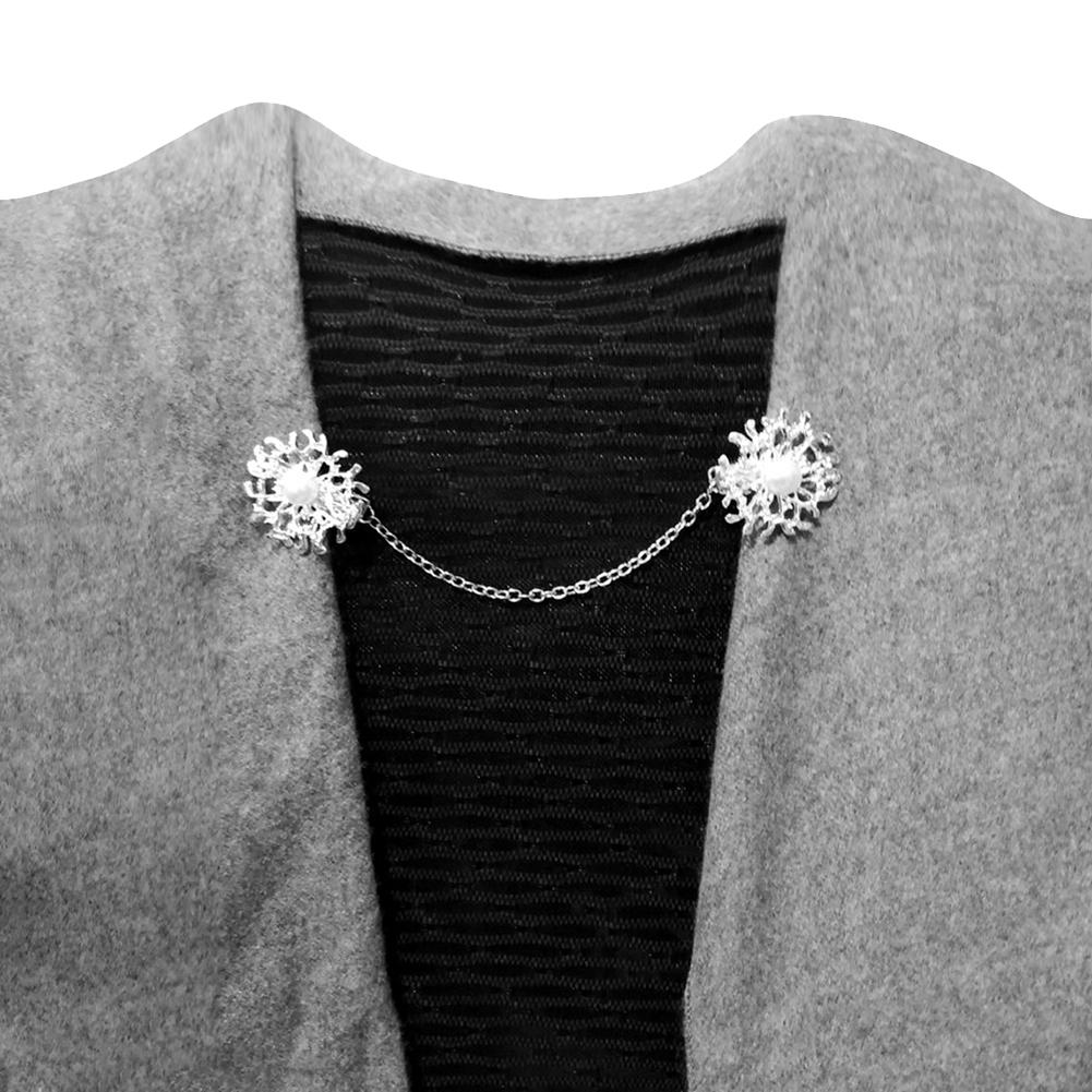 PACKOVE 4 Stuks Trui Clip Vestkraagclips Broche Clips Vintage Jurkclips