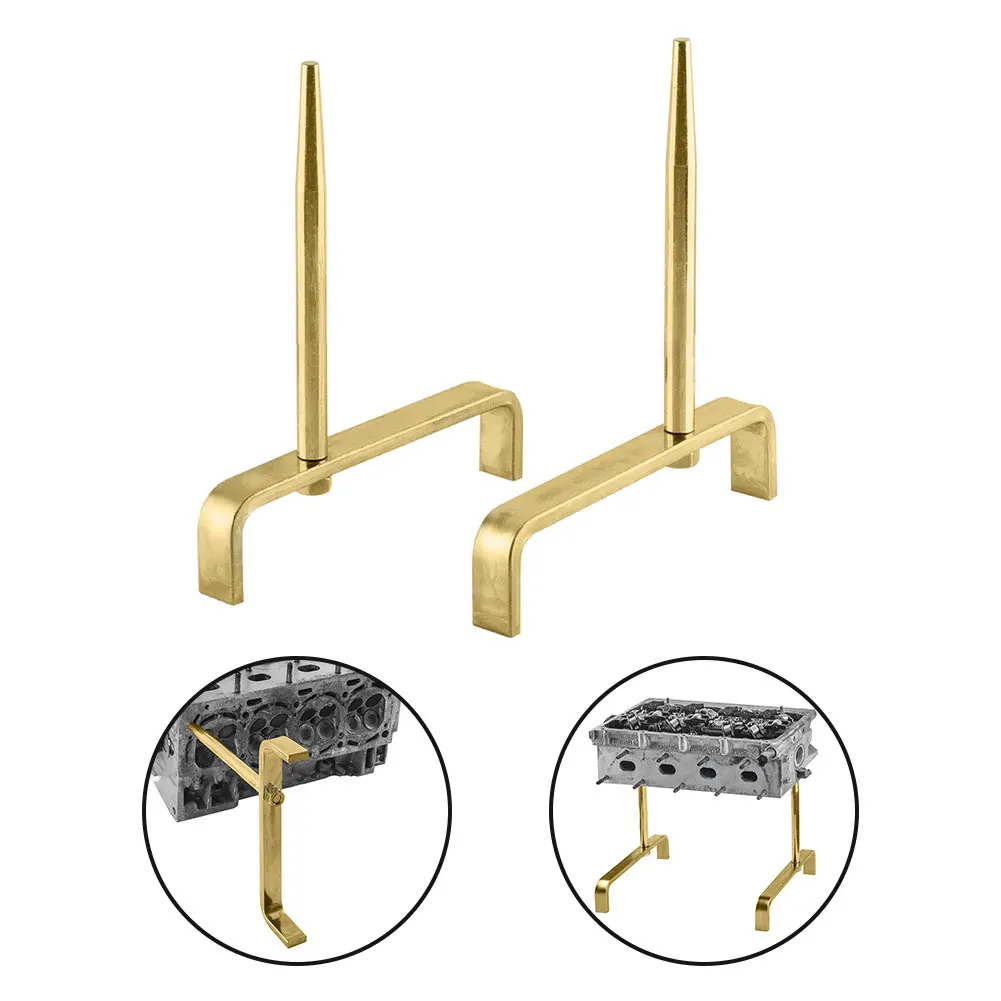 4 stücke Auto Motor Zylinderkopf Ständer Halter Werkzeuge Arbeit Ständer Set W/Konische Dorne Einfache Demontage Hand Werkzeuge für Automobil