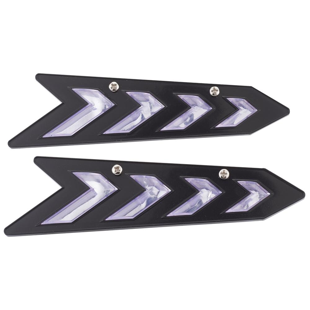 Support d&#39;essuie-glace de pare-brise de voiture, 1 paire, becquet de lame d&#39;essuie-glace, accessoires automobiles: Black