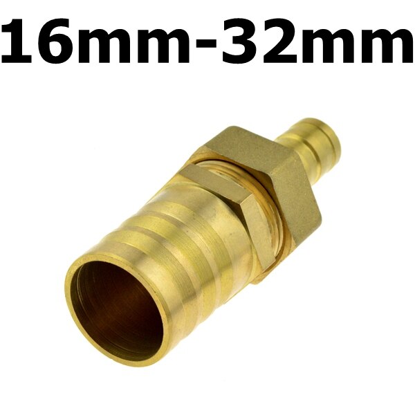 Brass Fitting 16mm Hose Barb to 19mm 25mm 32mm OD Hose Gas Coupler Connector Raccord Barb Reducer Copper Pipe Air Tube Adapter
