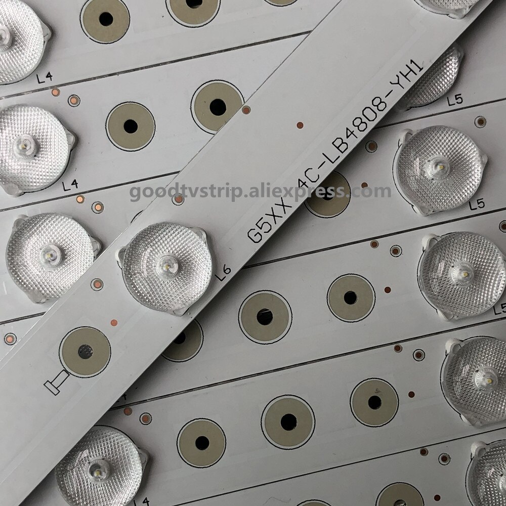original LED backlight for 48inch TCL L48F3320-3D 006-P2K1708B 4C-LB4808-YH1 1set =9pcs
