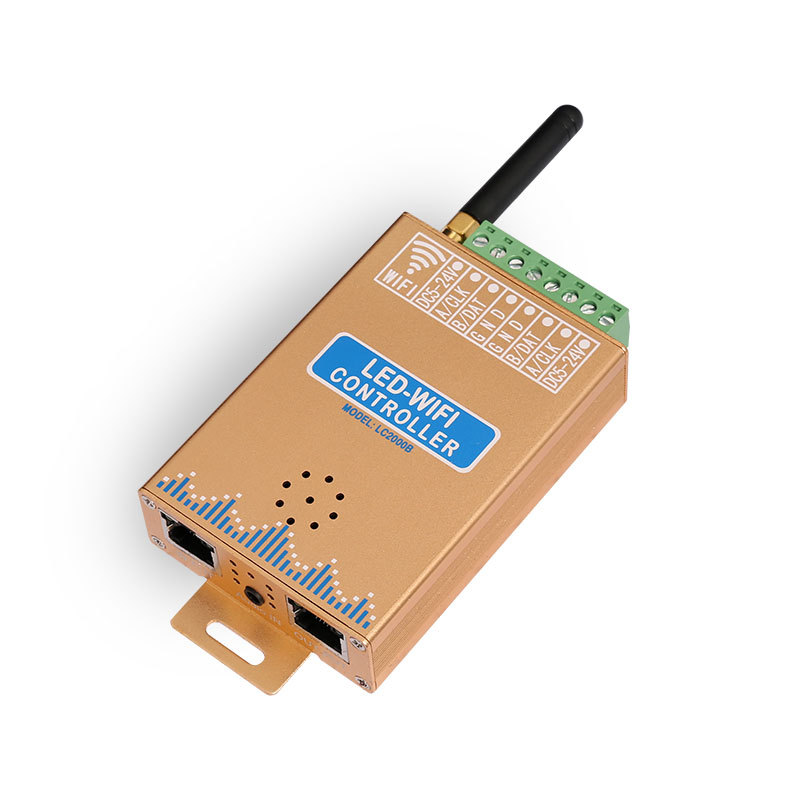 Music Controller WS2812 WS2812B SK6812 LED Strip Pixel Light Controller LED WiFi SPI Music Spectrum Android APP RGB Controler