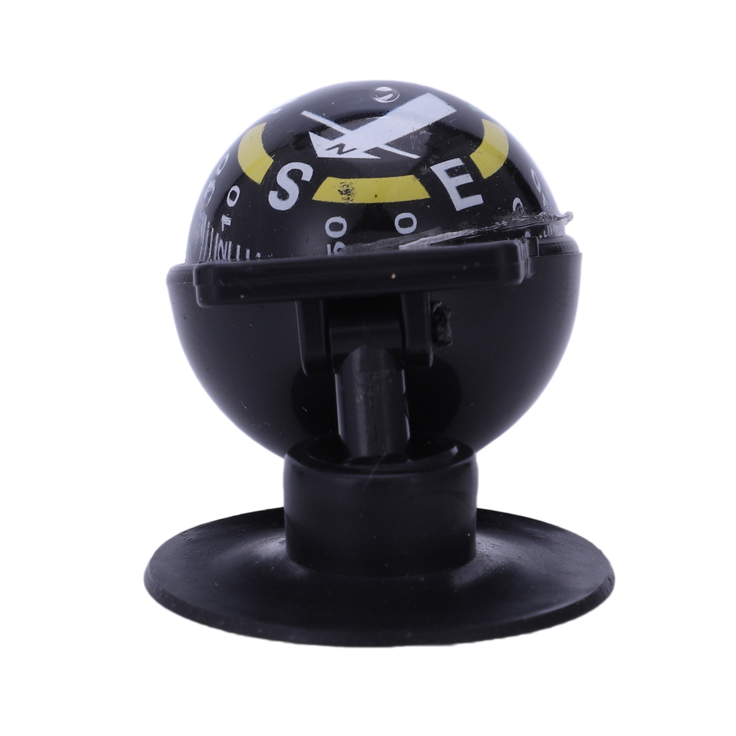 Car Vehicle Floating Ball Magnetic Navigation Compass Black