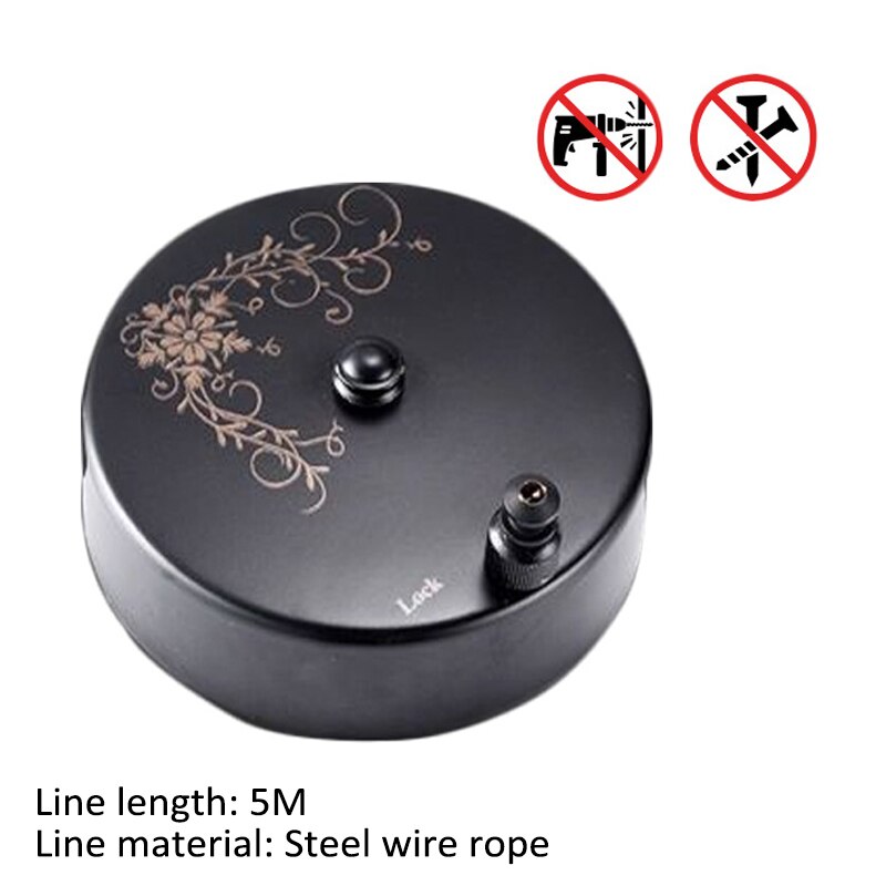 Portable Stainless Steel Retractable Clothesline Hanger Indoor Outdoor Round Square Balcony Clotheshorse Clothes Drying Rope: style 19