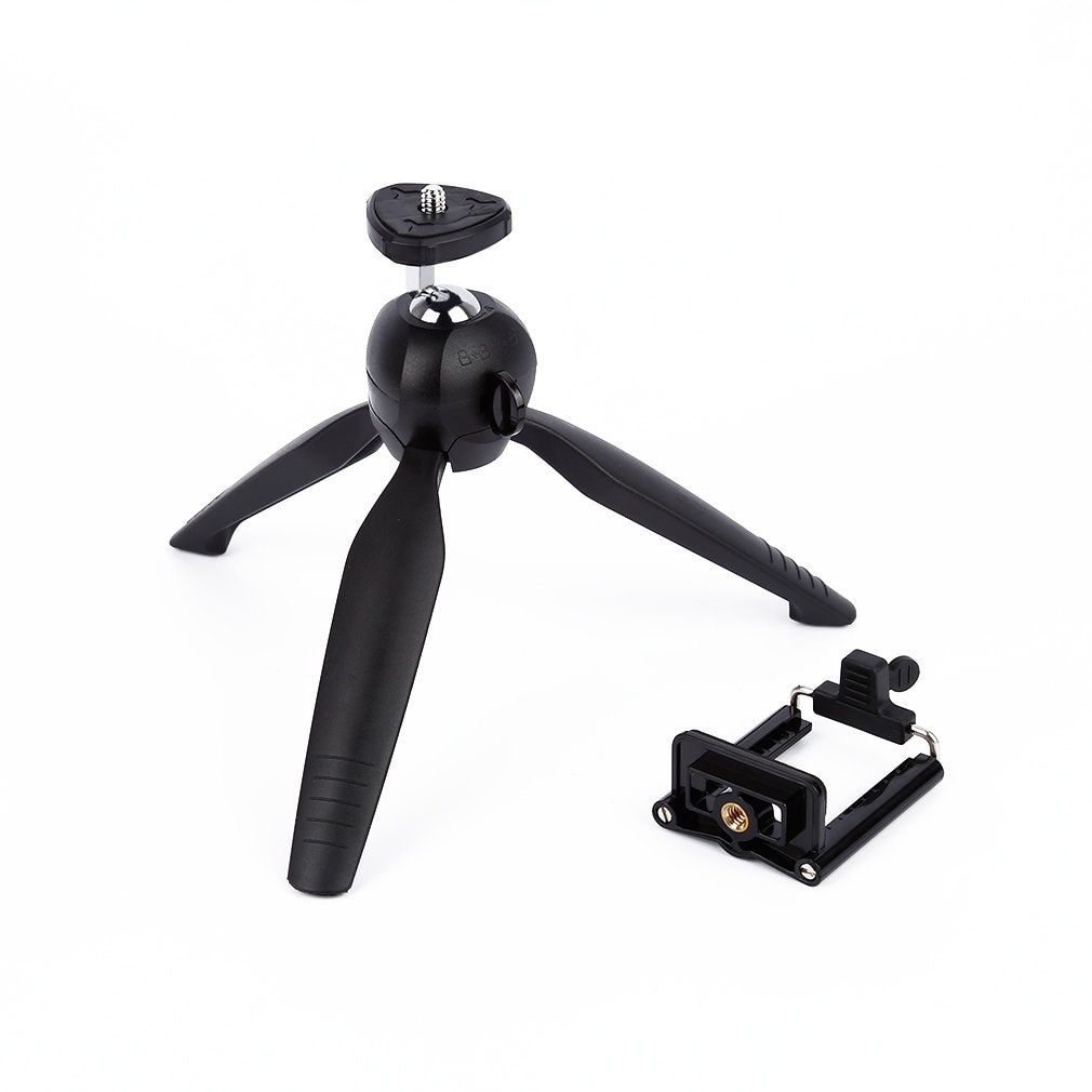 YUNTENG 228 Mini Self-Tripods Holder Clip Desktop for Digital Camera Smartphone